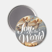 Die Freude am Weihnachtsdesign der Welt Magnet (Vorderseite/Rückseite)