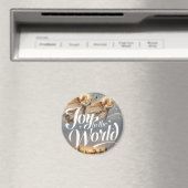 Die Freude am Weihnachtsdesign der Welt Magnet (In Situ (Geschirrspüler))