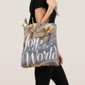 Die Freude am Weihnachtsdesign der Welt Tasche (Von Nahem)