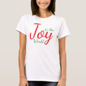 Die Freude am Weihnachtsfest der Welt - T - Shirt (Vorderseite)