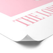 Die Freude am Weihnachtsgebäck der Candy Cane Poster (Ecke)