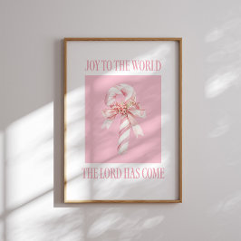 Die Freude am Weihnachtsgebäck der Candy Cane Poster