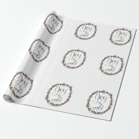 Die Freude am Weihnachtswrapping Paper der Welt Geschenkpapier (Ungerollt)