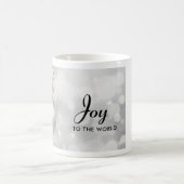 Die Freude am Welt Elegant Silver Christmas Ball Kaffeetasse (Mittel)