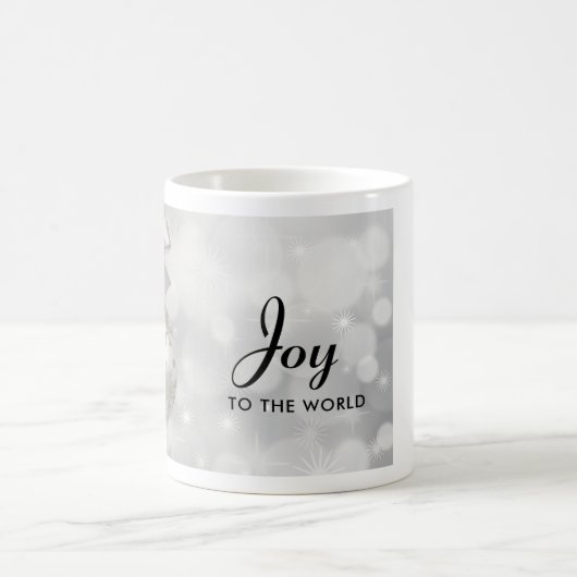 Die Freude am Welt Elegant Silver Christmas Ball Kaffeetasse (Mittel)