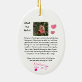 Die Freude am Weltschneezauber Keramik Ornament (Hinten)