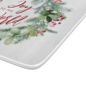 Die Freude am Winter-Kranz der Weltwasserfarbe Schneidebrett (Ecke)