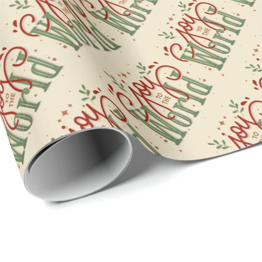 Die Freude am World Wrapping Paper Geschenkpapier (Rolleneckpunkt)