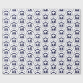 Die Freude an der blauen Krippe der Welt Geschenkpapier (Flach)