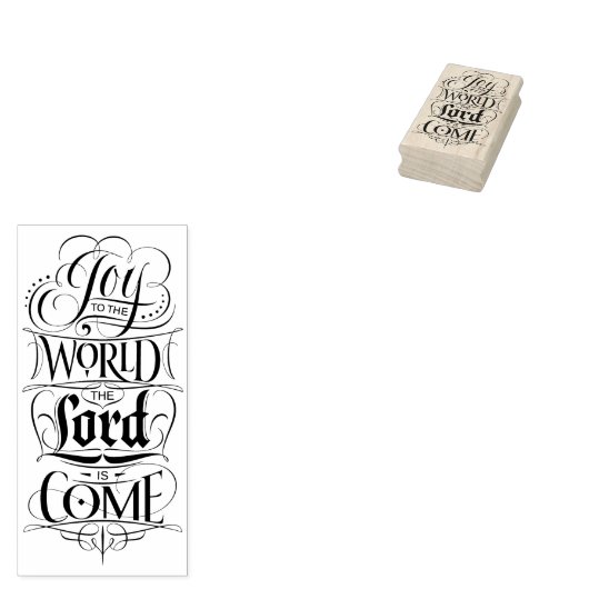Die Freude an der Christlichen Weihnachtskalligrap Gummistempel (Stempel)