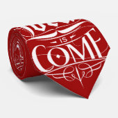 Die Freude an der Christlichen Weihnachtskalligrap Krawatte (Gerollt)