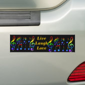 Die Freude an der Musik lebt_ Autoaufkleber (Auf Auto)