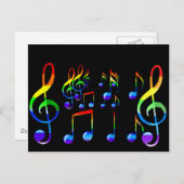 Die Freude an der Musik lebt_ Postkarte (Vorne/Hinten)