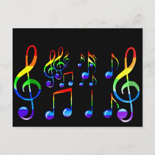 Die Freude an der Musik lebt_ Postkarte (Vorderseite)