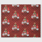 Die Freude an der Weihnachtsfeier des GNOME Geschenkpapier (Flach)