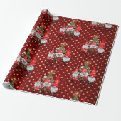 Die Freude an der Weihnachtsfeier des GNOME Geschenkpapier (Ungerollt)