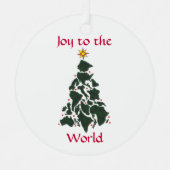 Die Freude an der Weihnachtsfeier Ornament Aus Metall (Vorderseite)