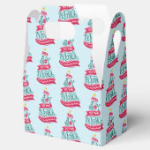 Die Freude an der Weihnachtstypografie-Muster Geschenkschachtel (Geöffnet)