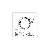 Die Freude an der Weihnachtszeit der Welt Gummistempel (Prägung)