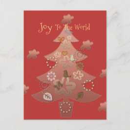 Die Freude an der Weihnachtszeit der Welt Postkarte