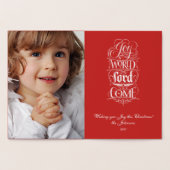 Die Freude an der Welt, der Herr ist gekommen - Ch Folienkarte (Innenseite)