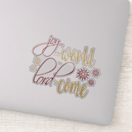 Die Freude an der Welt, der Herr ist gekommen Viny Aufkleber