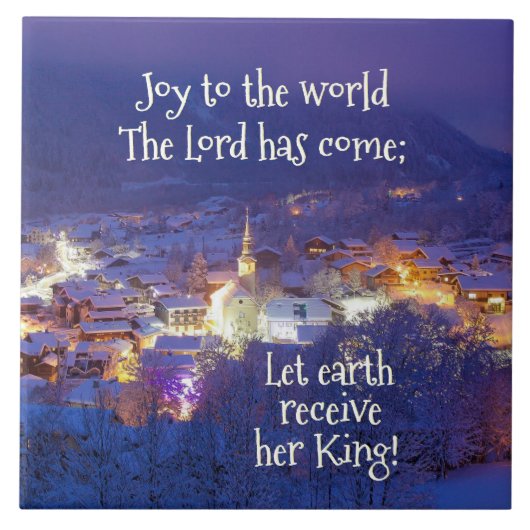 Die Freude an der Welt Der Herr ist gekommen, Weih Fliese (Vorderseite)