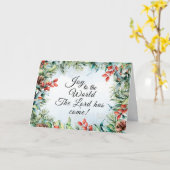 Die Freude an der Welt Der Herr ist gekommen, Weih Karte (Gelbe Blume)