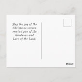 Die Freude an der Welt Der Herr ist gekommen, Weih Postkarte (Rückseite)