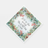 Die Freude an der Welt Der Herr ist gekommen, Weih Serviette (Ecke)