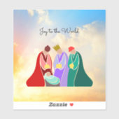 Die Freude an der Welt, die drei Weisen, Aufkleber (Blatt)