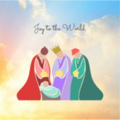 Die Freude an der Welt, die drei Weisen, Aufkleber (Vorderseite)