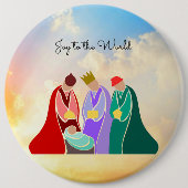 Die Freude an der Welt, die drei Weisen, Button (Vorderseite)