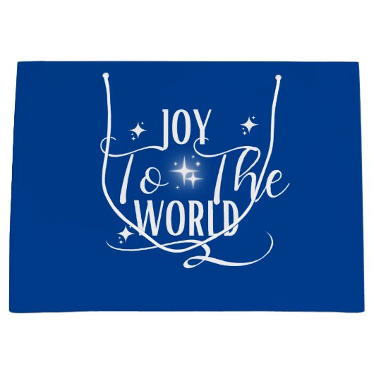 Die Freude an der Welt Große Geschenktüte (Vorderseite)