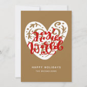 Die Freude an der Welt | Happy Holidays Einladung (Vorderseite)