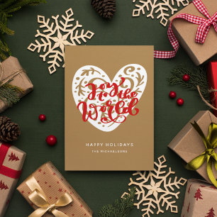 Die Freude an der Welt   Happy Holidays Einladung