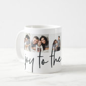 Die Freude an der Welt | Holiday Foto Collage Kaffeetasse (Vorderseite Links)