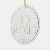 Die Freude an der Welt - Imitate - Goldrahmen Weih Keramik Ornament (Rechts)