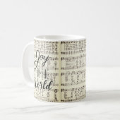 Die Freude an der Welt Kaffeetasse (Vorderseite Links)