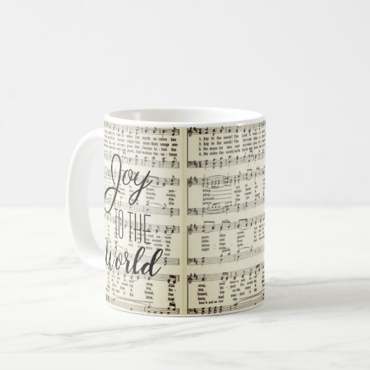 Die Freude an der Welt Kaffeetasse (Vorderseite Links)