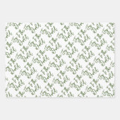 Die Freude an der Welt Moderne Weihnachtstypografi Geschenkpapier Set (Vorderseite 3)