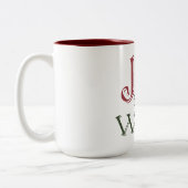 Die Freude an der Welt Zweifarbige Tasse (Links)