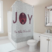 Die Freude an der Weltkrippe Duschvorhang (Beispiel)