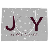 Die Freude an der Weltkrippe Große Geschenktüte (Rückseite)