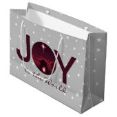 Die Freude an der Weltkrippe Große Geschenktüte (Vorderseite Schrägansicht)