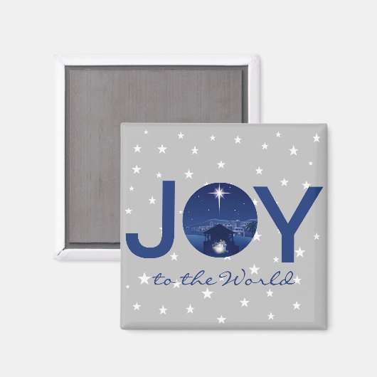 Die Freude an der Weltkrippe Magnet (Vorderseite/Rückseite)