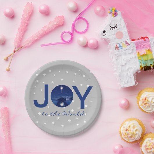 Die Freude an der Weltkrippe Pappteller (Party)