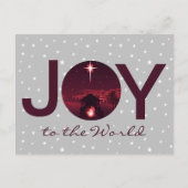 Die Freude an der Weltkrippe Postkarte (Vorderseite)