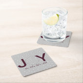 Die Freude an der Weltkrippe Rechteckiger Pappuntersetzer (Vor Ort)