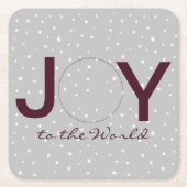 Die Freude an der Weltkrippe Rechteckiger Pappuntersetzer (Vorderseite)